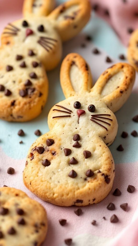 Chocolate Chip Bunny Cookies