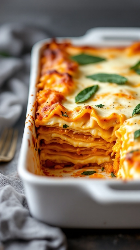 Butternut Squash and Sage Lasagna