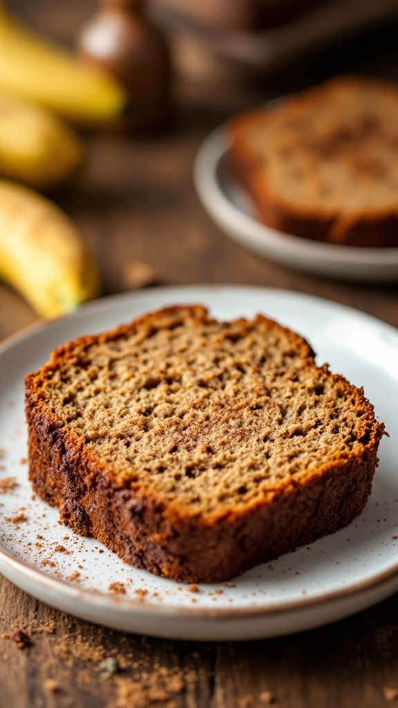 Chai-Spiced Banana Bread on a plate