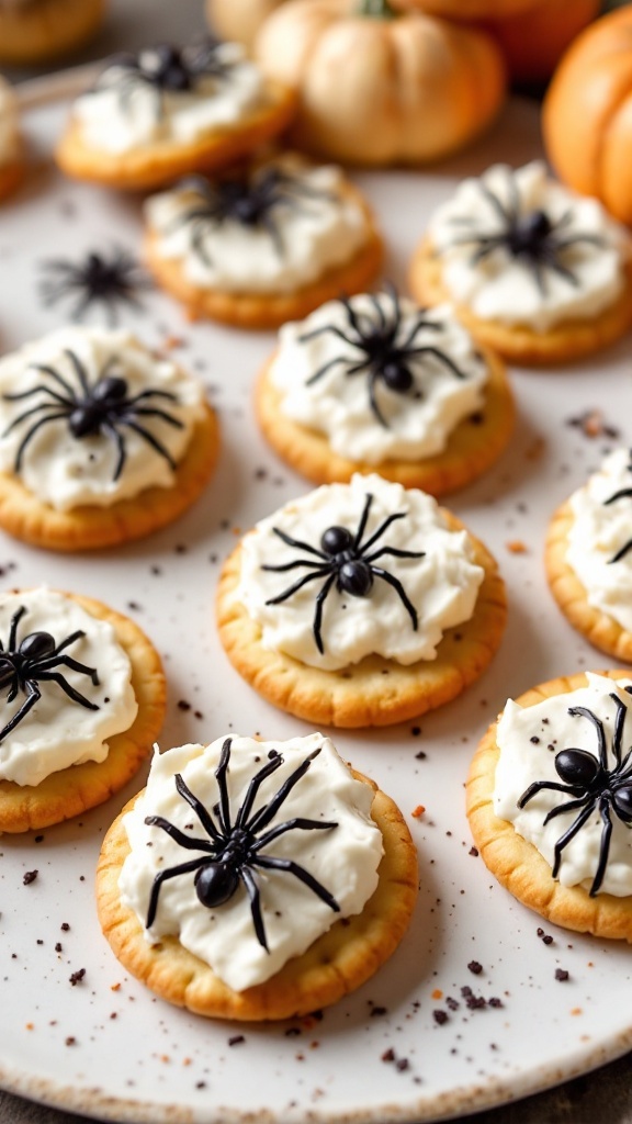Creepy Crawler Crackers decorated for Halloween